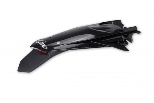 Rear fender KTM EXC 125 20-21, EXC/EXC-F 150/250/300/350/450/500 TPI 20-2023 color black (enduro with LED light)