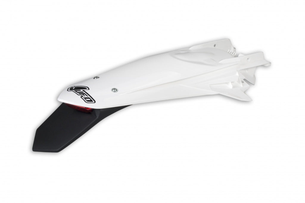 Rear fender KTM EXC 125 20-21, EXC/EXC-F 150/250/300/350/450/500 TPI 20-2023 color white (enduro with LED light)