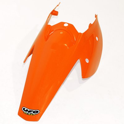 Rear fender KTM SX 03-06, EXC 03-07 with rear side panels color orange