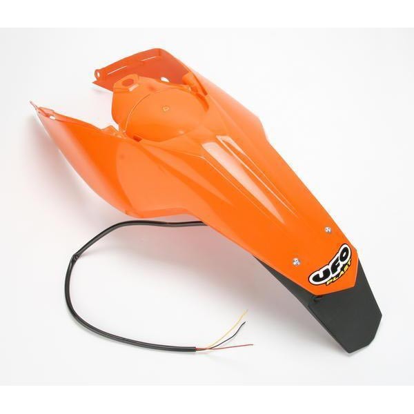 Rear fender KTM SX/SX-F 11-13 with lamp color orange (enduro with LED light)
