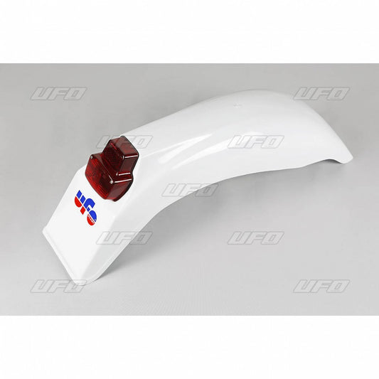 Rear fender vintage cross enduro (50/80/125 cc) 75-79, Villa SM 80-81 color white (with lamp)