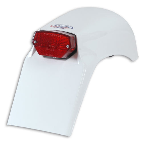 Rear fender vintage Husqvarna 125 78-91 color white (with lamp)