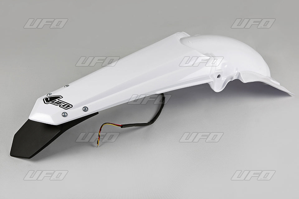 Rear fender Yamaha YZ-F 250 10-13 color white (enduro with LED light)
