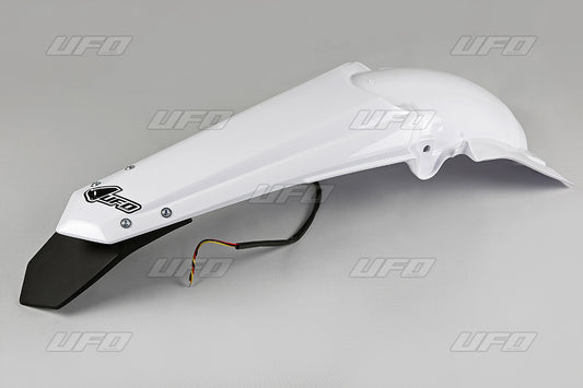 Rear fender Yamaha YZ-F 250 10-13 color white (enduro with LED light)
