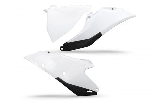 Rear side panels Gas Gas MC/MC-F/EX/EX-F/EC/EC-F 21 with air filter cover color white