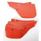 Rear side panels Honda CR 125/500 89-90, CR 250 88-89 color red