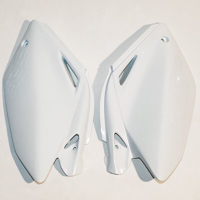 Rear side panels Honda CRF 250 R 04-05 color white