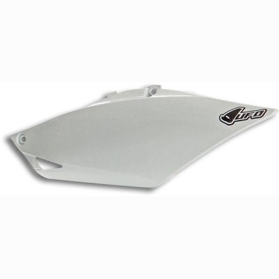 Rear side panels Honda CRF 250 R 14-17, CRF 450 R 13-16 (1 pc left) for single silencer color white