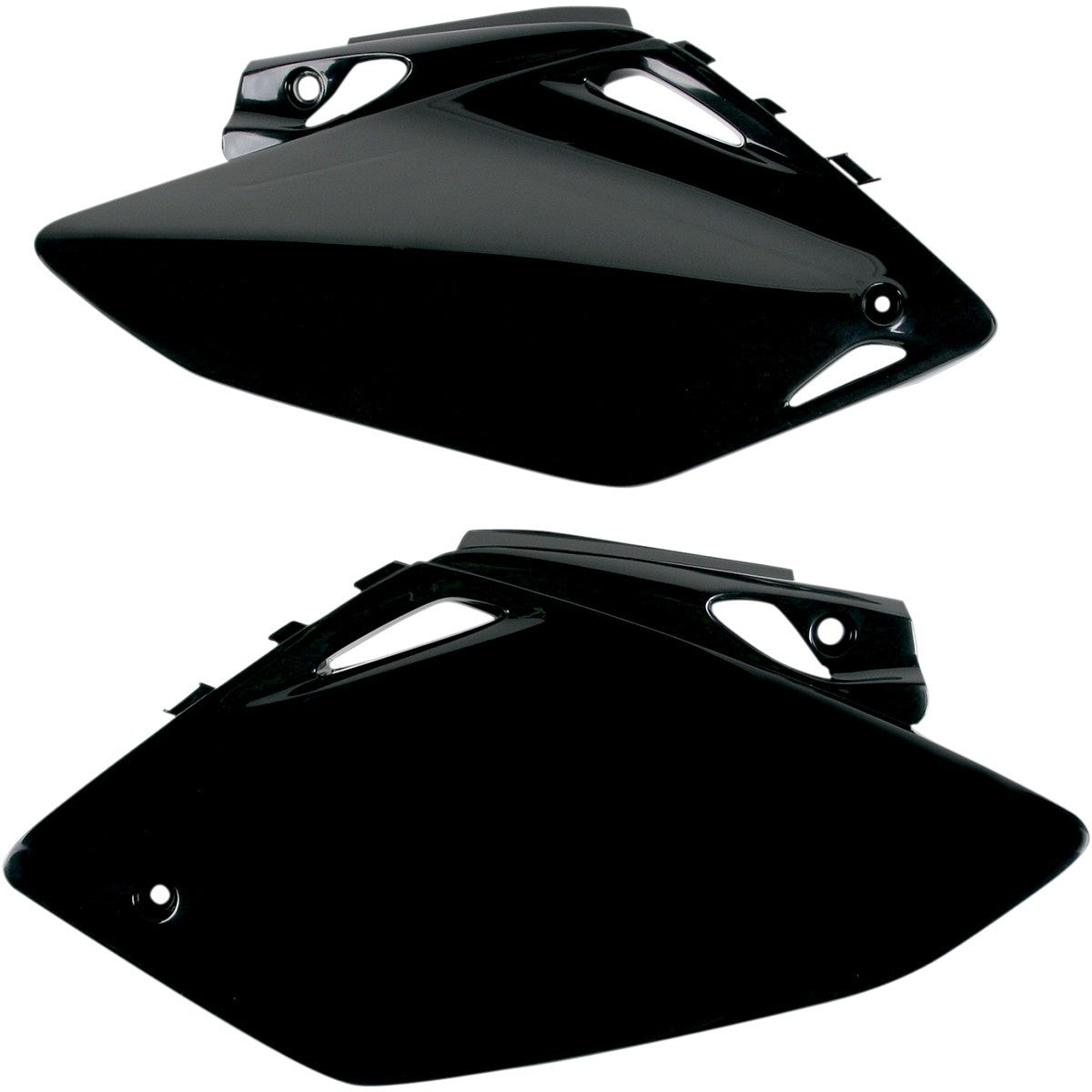 Rear side panels Honda CRF 450 R 07-08 color black