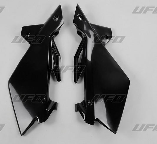 Rear side panels Husqvarna 4T 05-07, 2T 06-08 color black