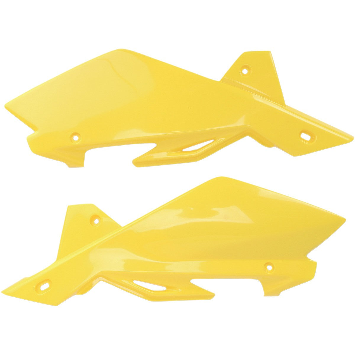 Rear side panels Husqvarna 4T 05-07, 2T 06-08 color yellow