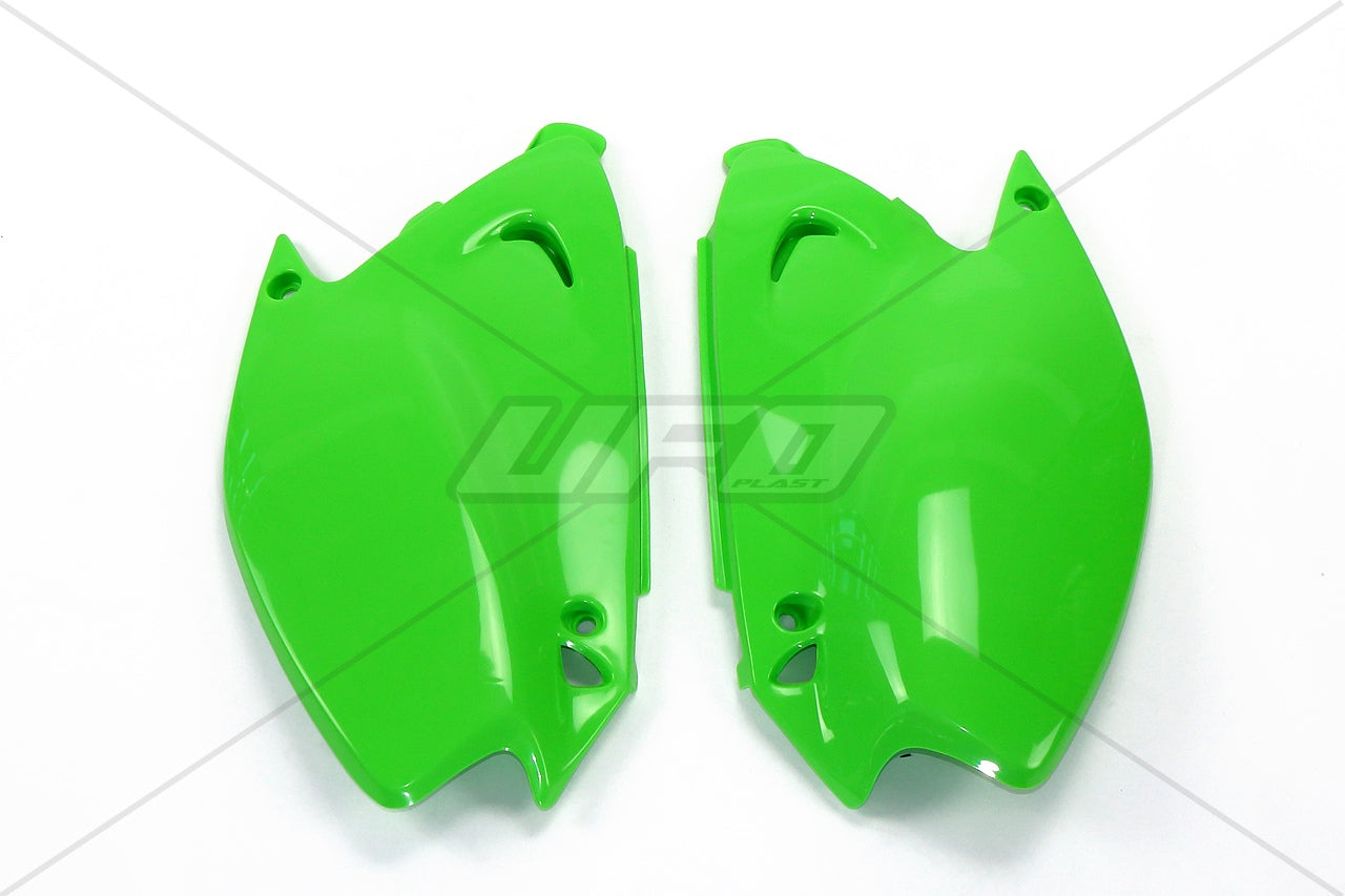 Rear side panels Kawasaki KX 125/250 03-17 color green
