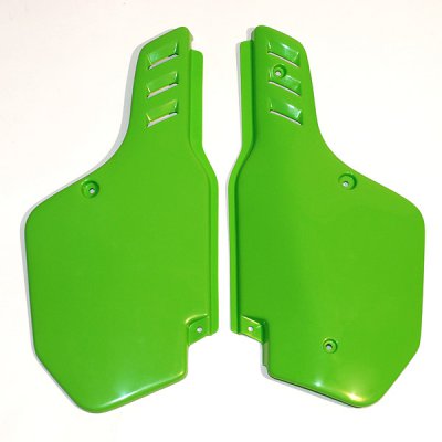 Rear side panels Kawasaki KX 125/250 88-89, KX 500 88-02, KDX 200 90-94 color green