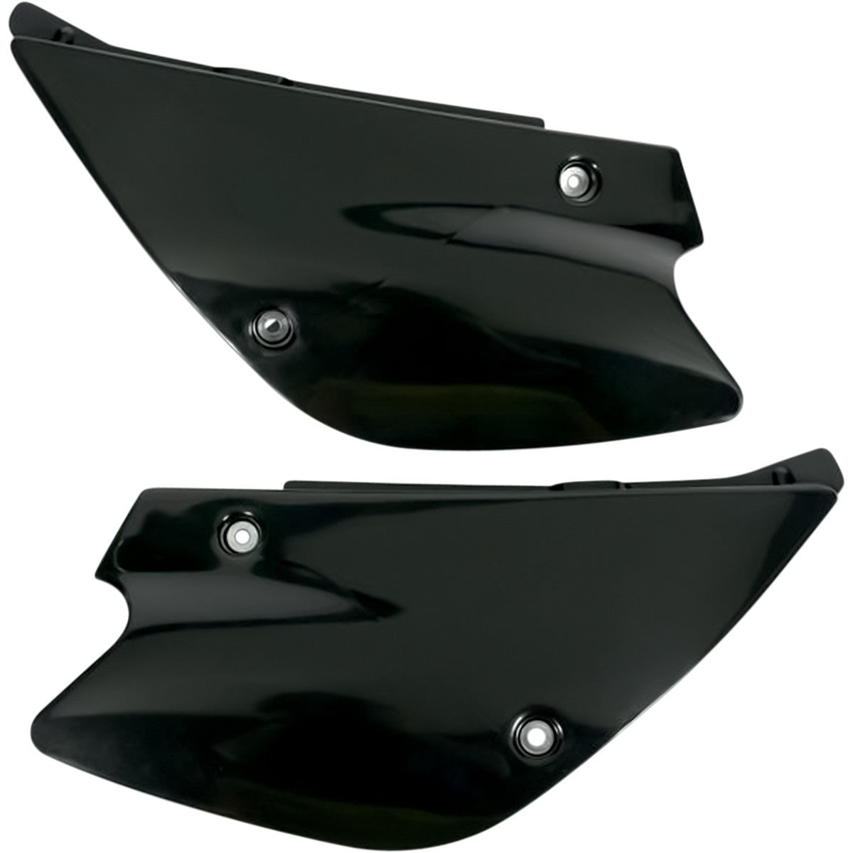 Rear side panels Kawasaki KX 80 98-00, KX 85 01-12 color black
