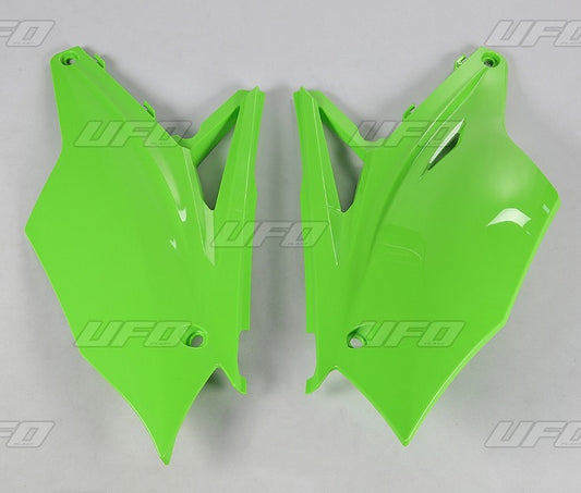 Rear side panels Kawasaki KX-F 450 16-18, KX-F 250 17-20 color green