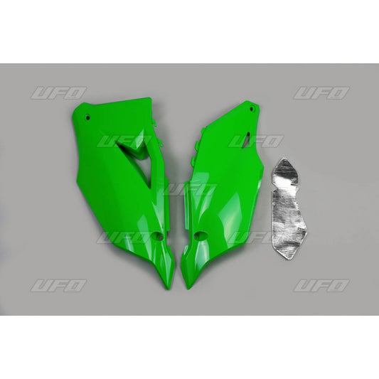 Rear side panels Kawasaki KX-F 450 19-23, KX-F 250 21-24 color green