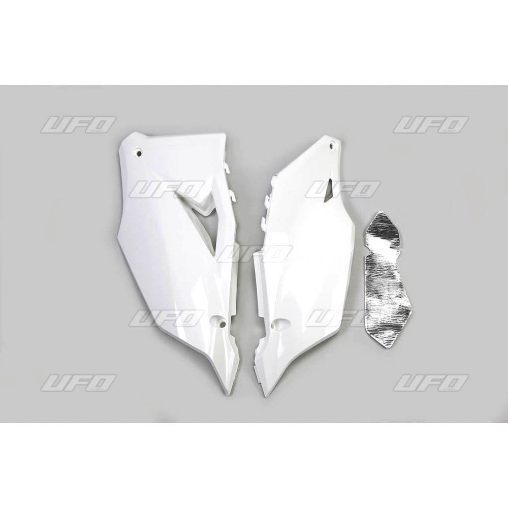 Rear side panels Kawasaki KX-F 450 19-23, KX-F 250 21-24 color white