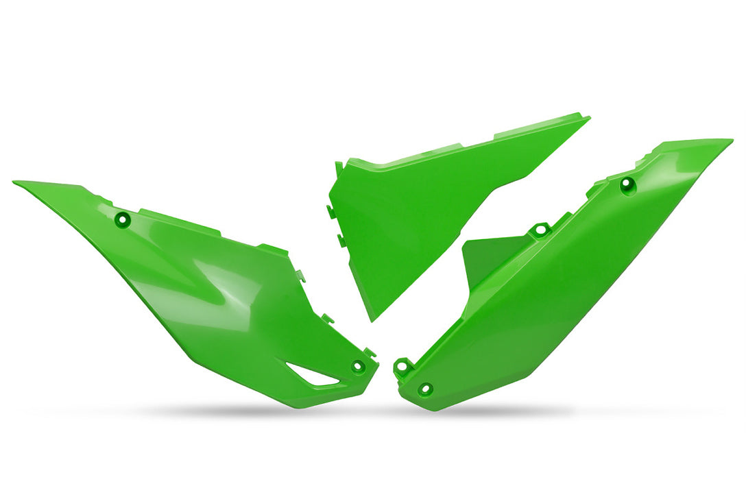 Rear side panels Kawasaki KX-F 450 24 color green
