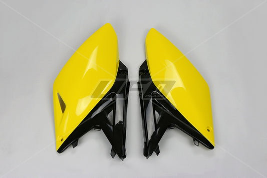 Rear side panels Suzuki RM-Z 250 10-18 color yellow/black (OEM for years 14-16)