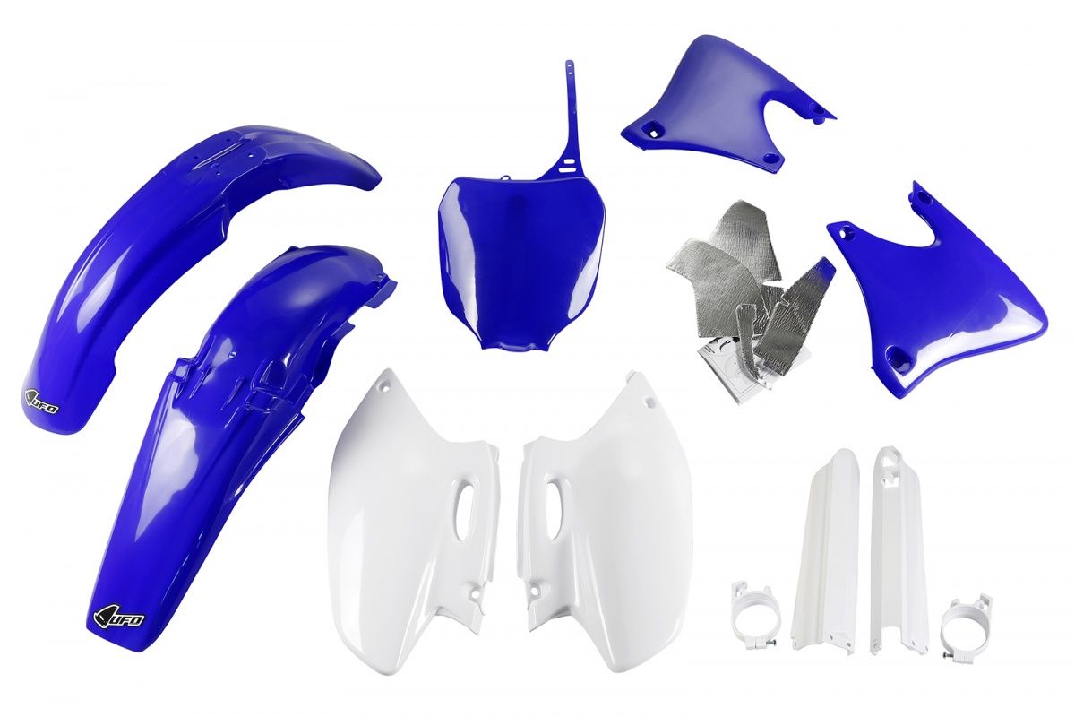 Full plastics kit with fork guards Yamaha YZF 426 00-02 color OEM (blue/white) (YA289E999)