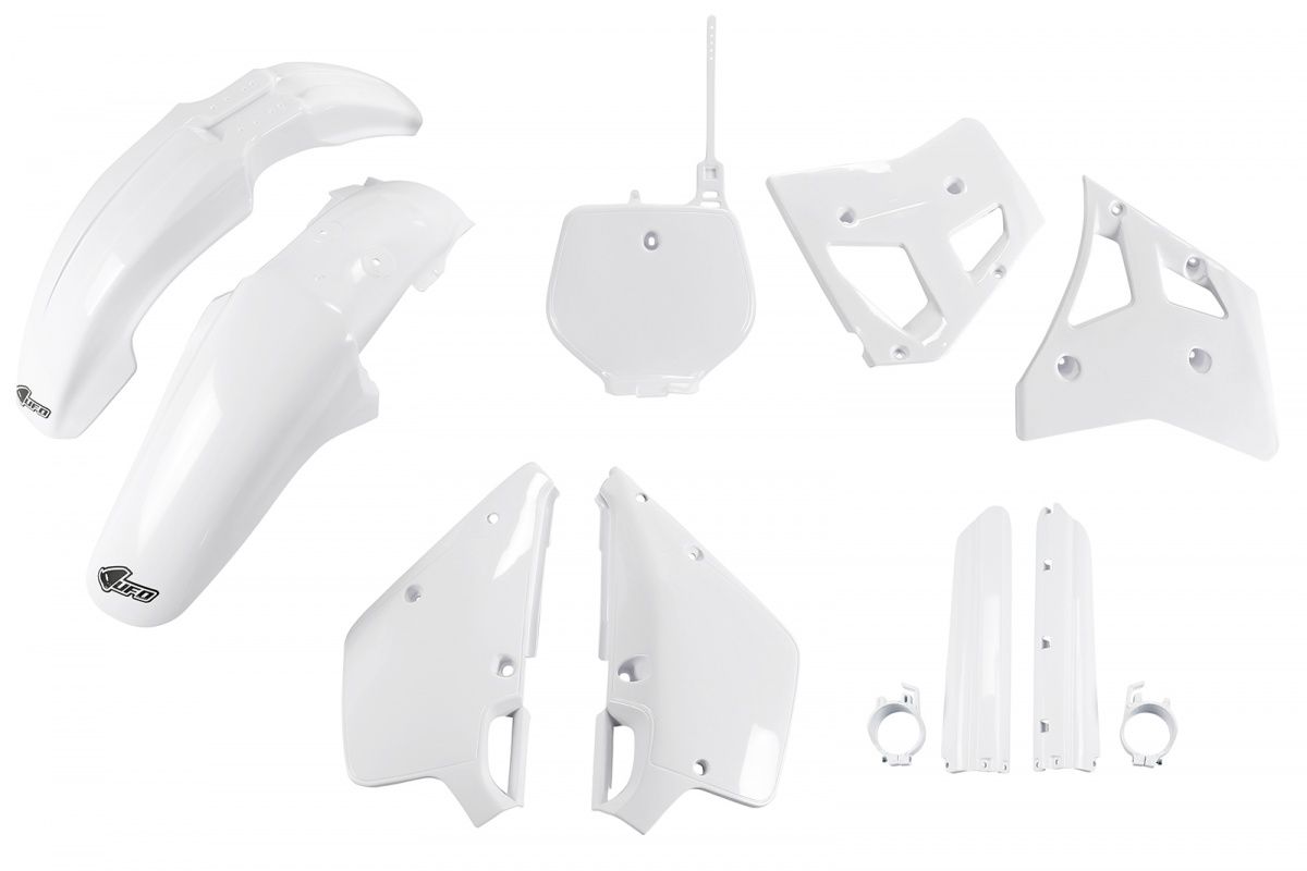 Full plastics kit with fork guards Yamaha YZ 250 92 color OEM (white) (YA291E999)
