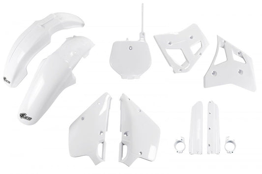 Full plastics kit with fork guards Yamaha YZ 250 92 color OEM (white) (YA291E999)