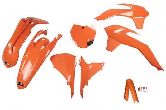 Full plastics kit with fork guards KTM SX/SXF 13-15, SX 250 16 color orange