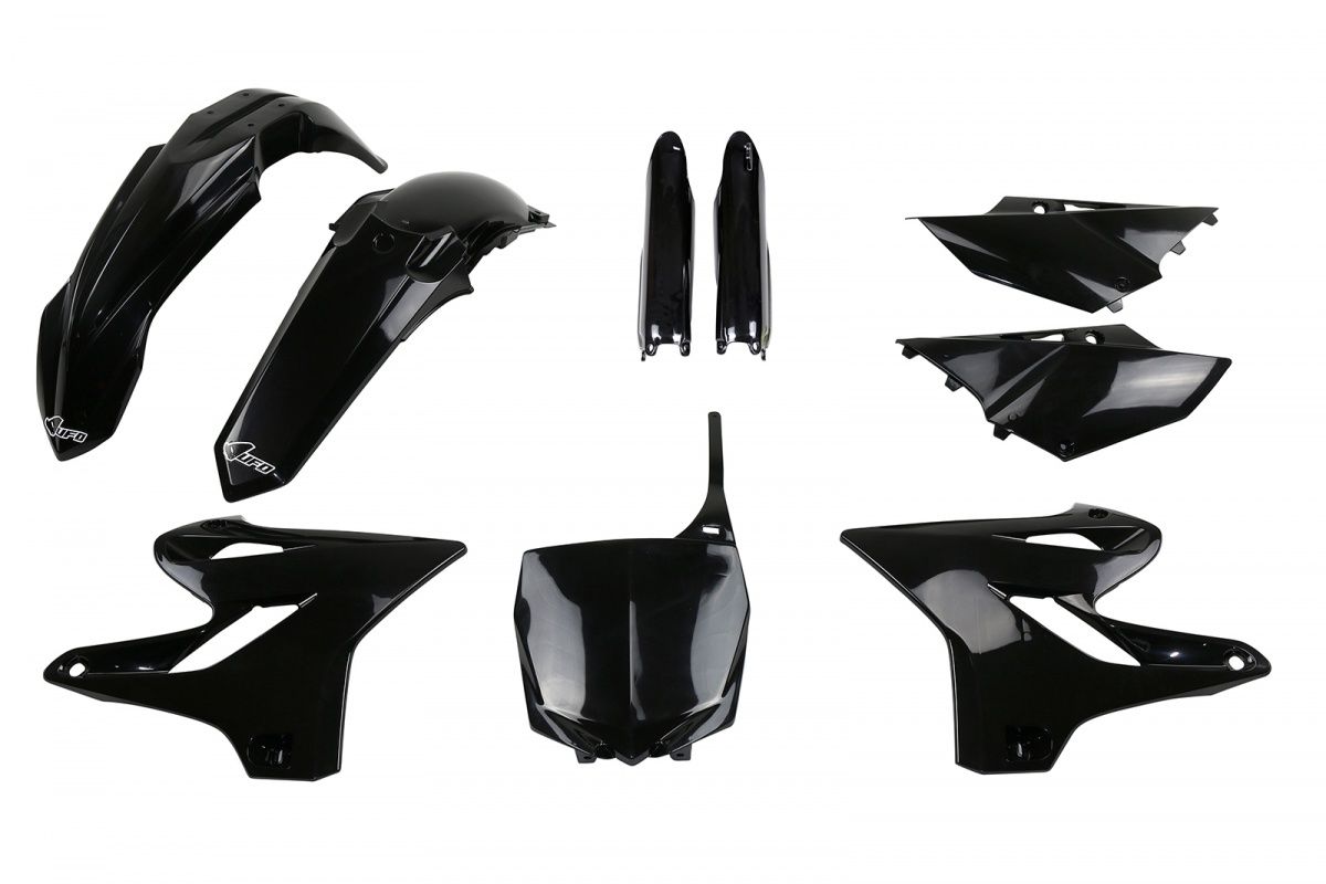 Full plastics kit with fork guards Yamaha YZ 125 15-21, YZ 250 15-21 color black (YA319E001)