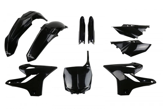 Full plastics kit with fork guards Yamaha YZ 125 15-21, YZ 250 15-21 color black (YA319E001)