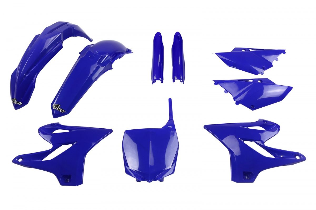 Full plastics kit with fork guards Yamaha YZ 125 15-21, YZ 250 15-21 color blue (YA319E089)