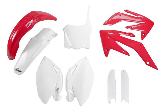 Full plastics kit with fork guards Honda CRF 250R 08-09 color OEM 09 (red/white)