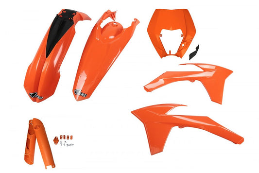 Full plastics kit with fork guards KTM EXC/EXC-F 12-13 color orange (KT521E127)
