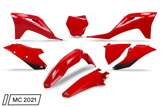 Plastics kit Gas Gas MC 125/250 21-23, EX 250/300 21-23, MC-F/EX-F 250/350/450 21-23 color red (GG07124062)