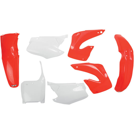 Plastics kit Honda CR 125/250 00-01 color OEM (red/white) (HO100E999)