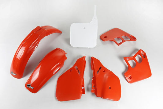 Plastics kit Honda CR 125 89-90 color OEM 90 (red/white)