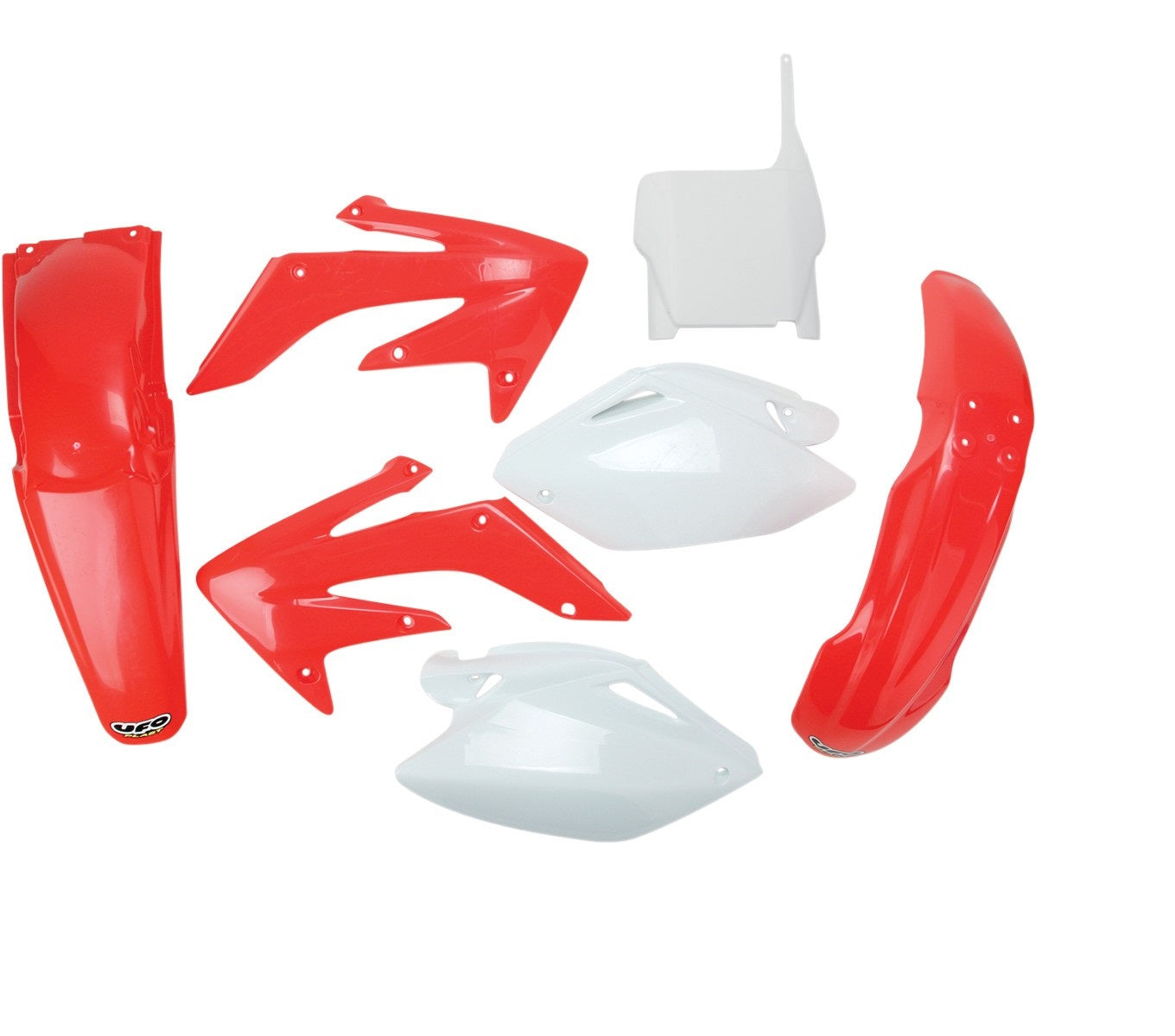 Plastics kit Honda CRF 250R 04-05 color OEM (red/white) (HO104E999)