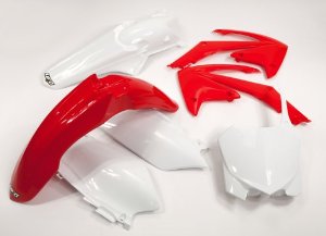 Plastics kit Honda CRF 250R 11-13, CRF 450R 11-12 color OEM (red/white) (HO114E999)