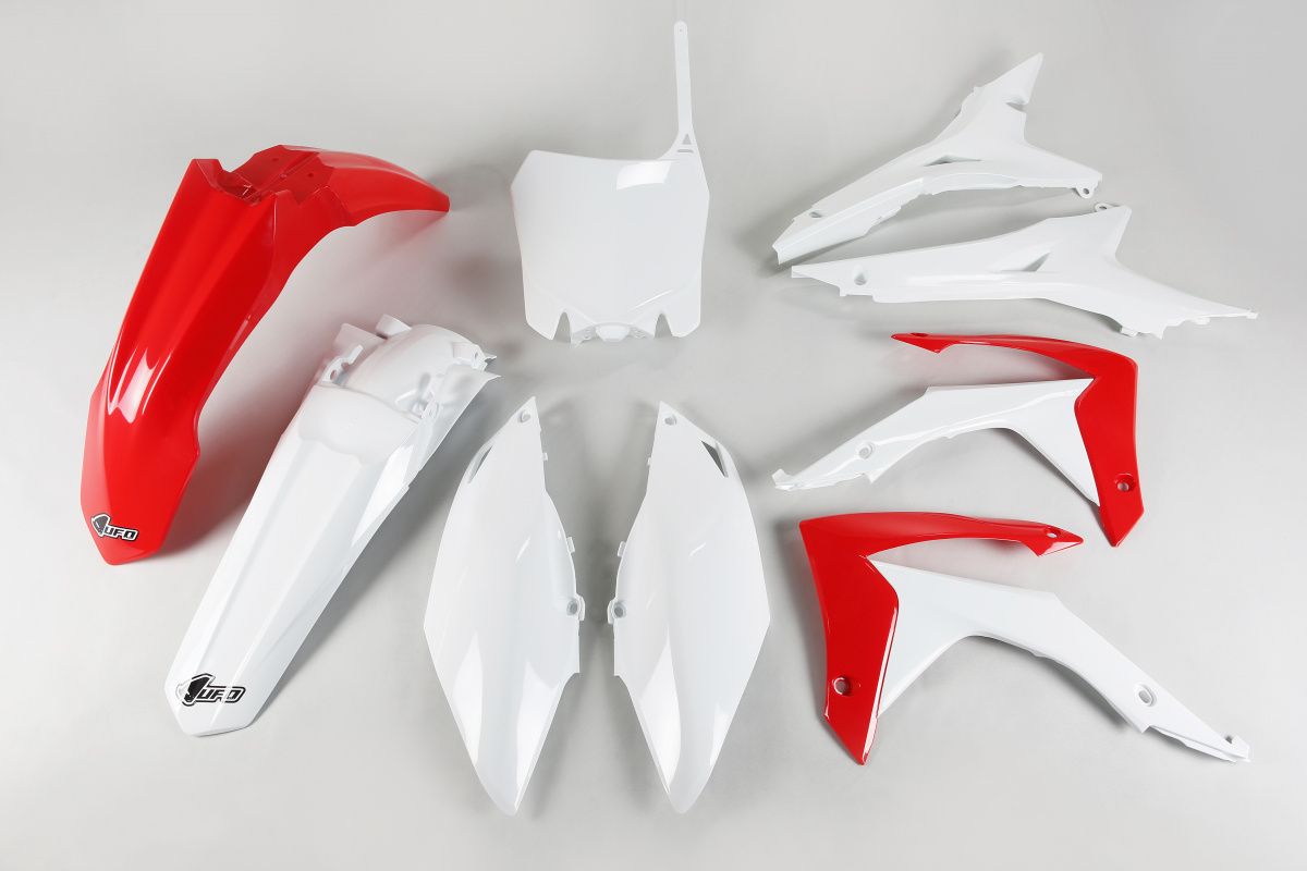 Plastics kit Honda CRF 250R 14-17, CRF 450R 13-16 with airbox covers color OEM (red/white)