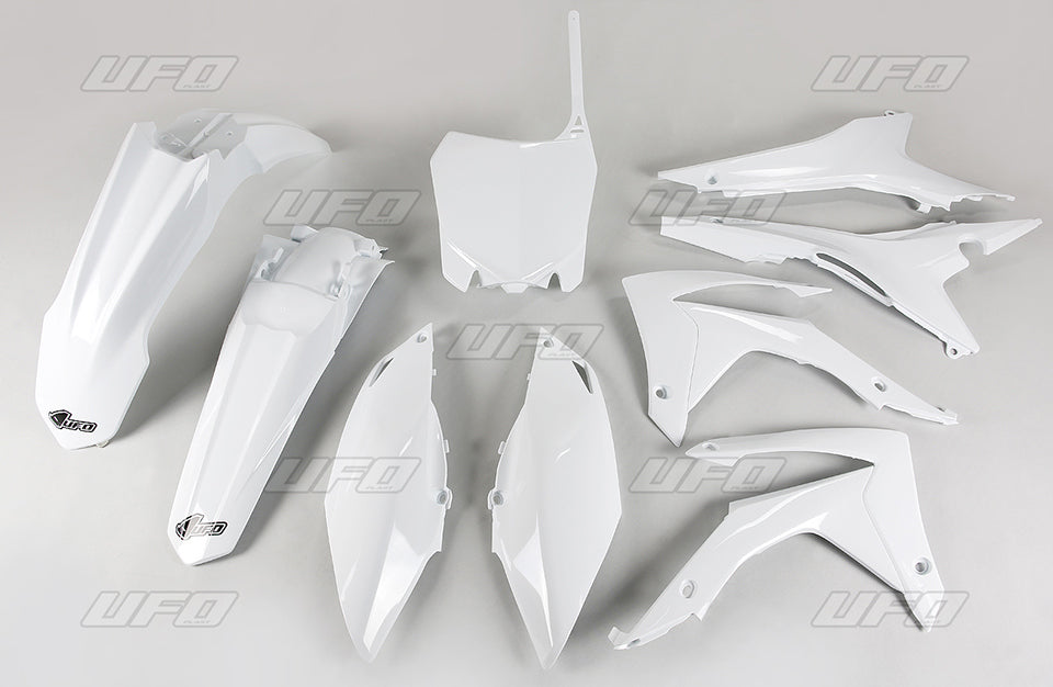 Plastics kit Honda CRF 250R 14-17, CRF 450R 13-16 with airbox covers color white (HO121E041)