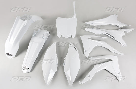 Plastics kit Honda CRF 250R 14-17, CRF 450R 13-16 with airbox covers color white (HO121E041)