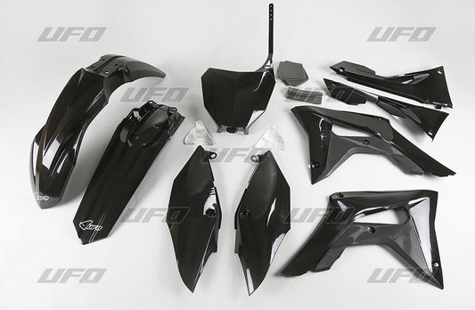Plastics kit Honda CRF 250R 18-21, CRF 450R 17-20 with airbox covers color black (HO123E001)