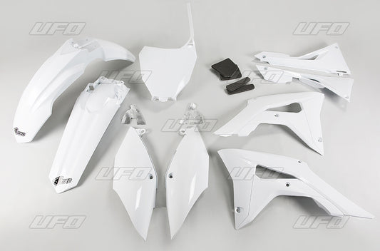 Plastics kit Honda CRF 250R 18-21, CRF 450R 17-20 with airbox covers color white (HO123E041)