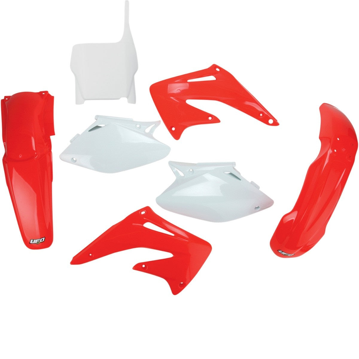 Plastics kit Honda CRF 450R 04 color OEM (red/white) (HO107E999)