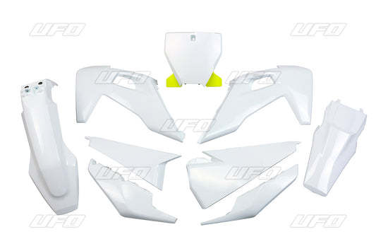 Plastics kit Husqvarna TC 125/250 19-22, FC 250/350/450 19-22 color OEM (white) (HU622E999)