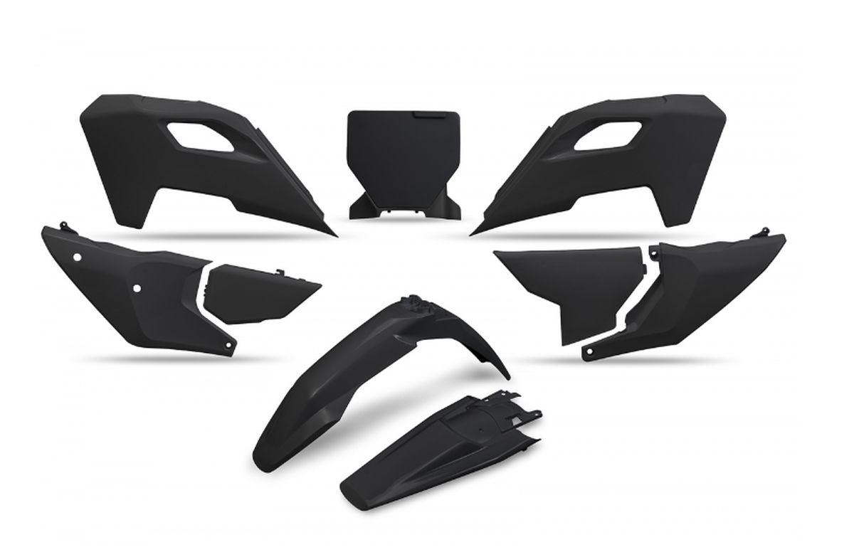 Plastics kit Husqvarna TC 125/250 23-24, FC 250/350/450 23-24, FX 350/450 23-24, TX 300 24 color black