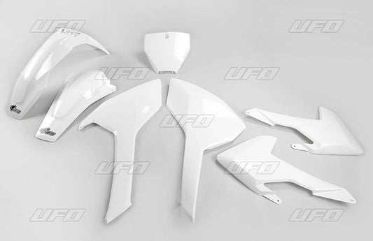 Plastics kit Husqvarna TC/FC 125/250/300/350/450 16-18 (except TC 250 16) color OEM 17 (white) (HU616E041)