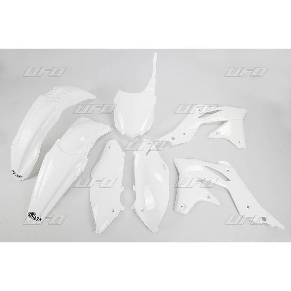 Plastics kit Kawasaki KXF 250 13-16 color white (KA219E047)