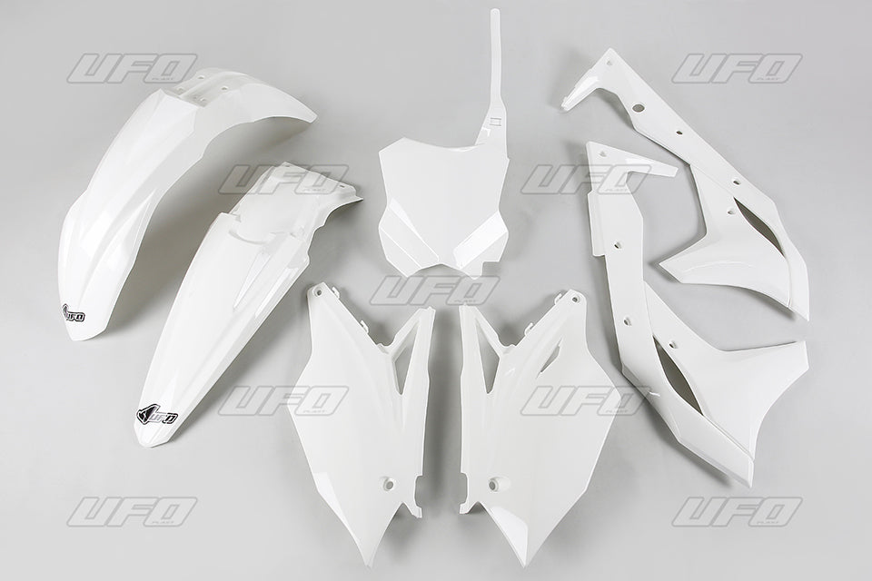Plastics kit Kawasaki KXF 250 17 color white (KA224E047)