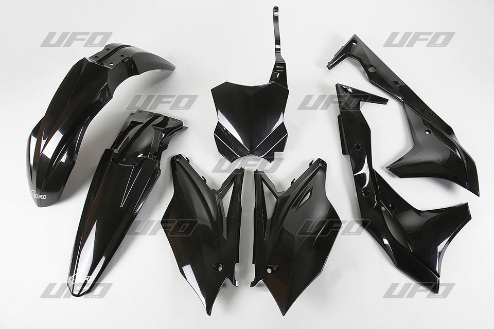 Plastics kit Kawasaki KXF 250 17 color black (KA224E001)