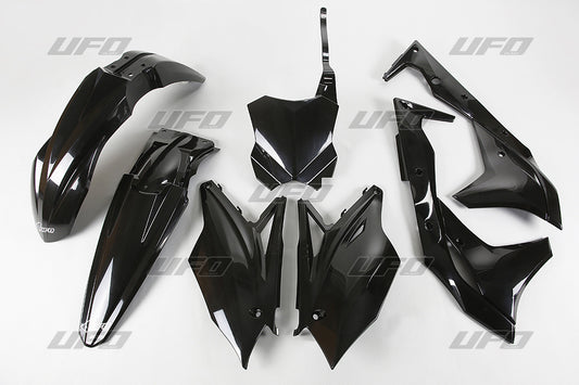 Plastics kit Kawasaki KXF 250 17 color black (KA224E001)